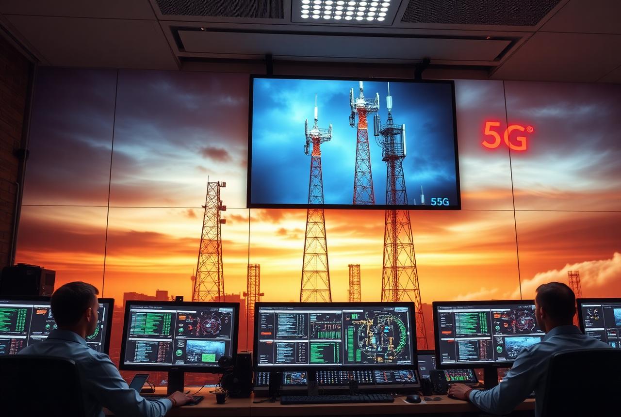 Telecom network operations centre